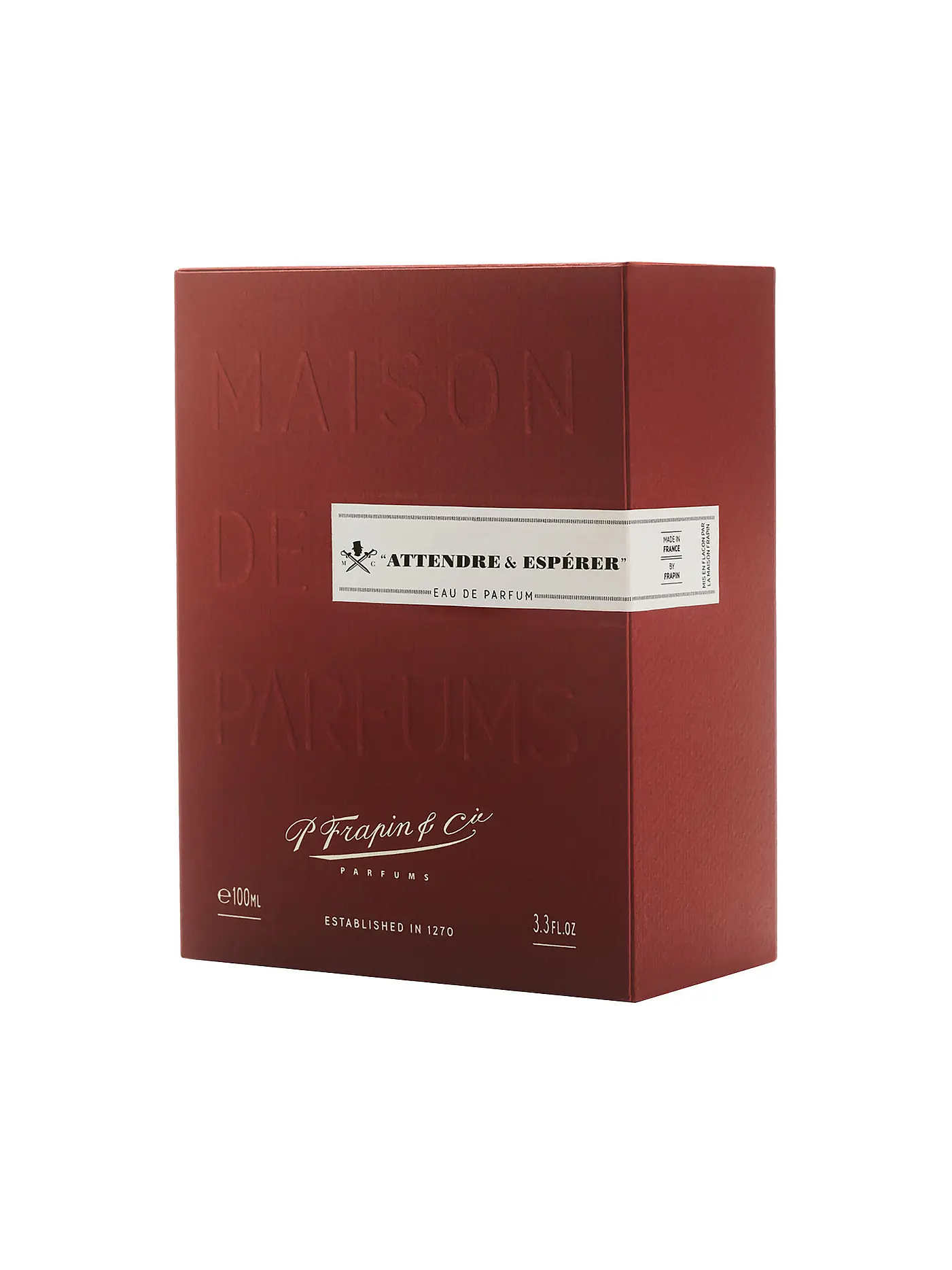 P.FRAPIN&CIE | Attendre & Espérer Eau de Parfum 100ml | 